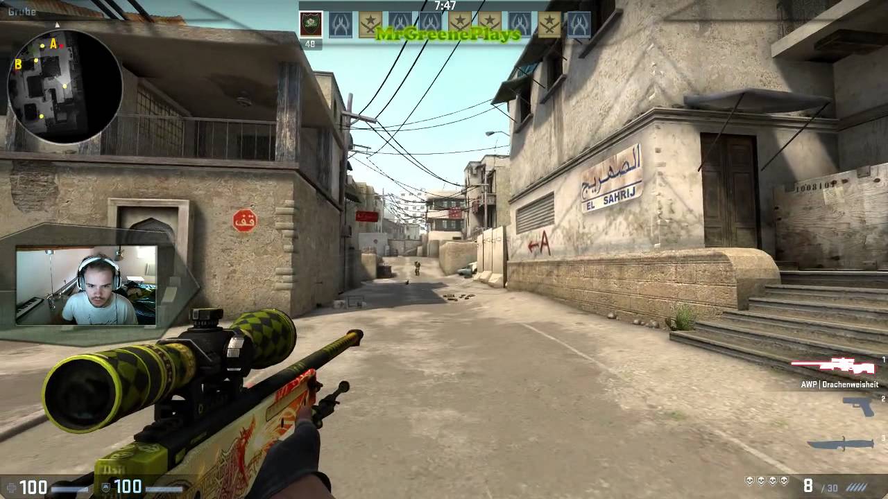 ger cs go awp dragon lore gameplay youtube