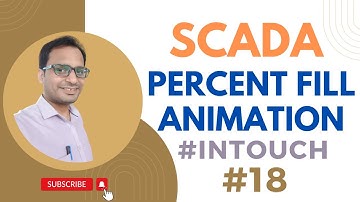 SCADA Tutorial 18 - Percent Fill Animation In SCADA Graphics | Percent Fill in Intouch SCADA