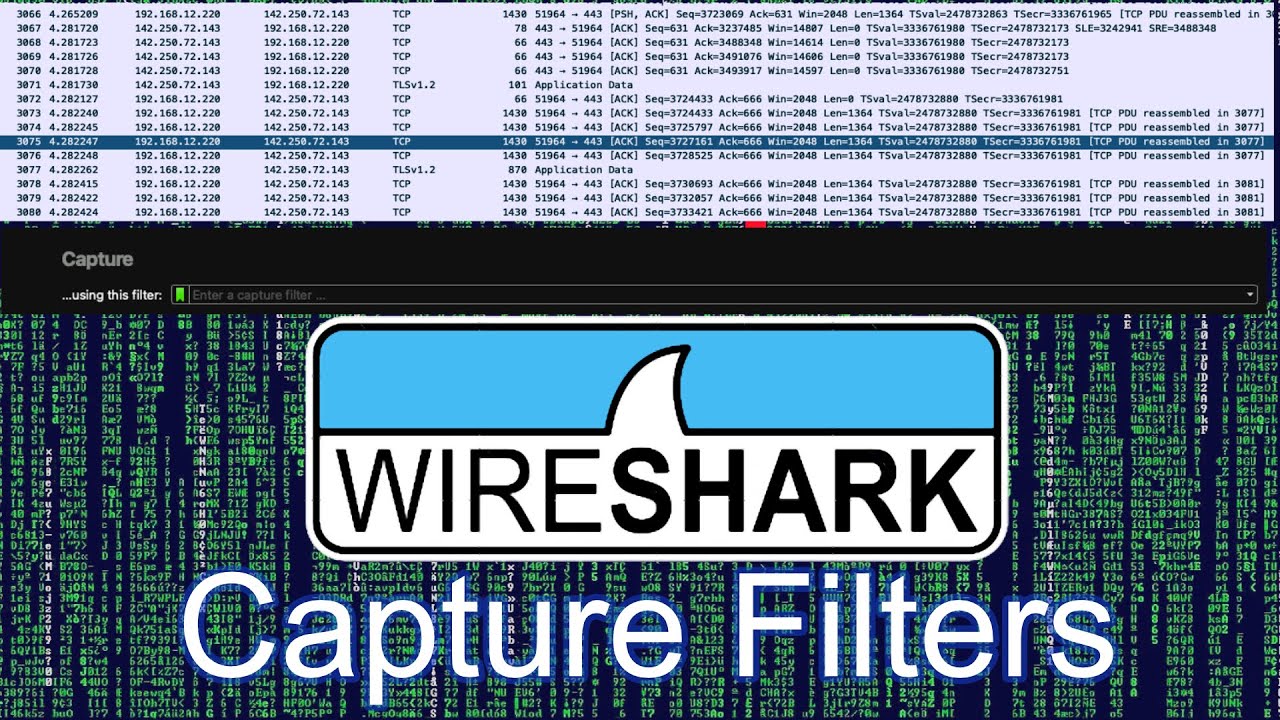 Capture Filters Examples How to use CAPTURE FILTERS | Wireshark 2 - YouTube
