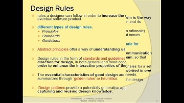 design rules   Human Computer Interaction