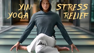 Yin Yoga For Stress Relief With Chris Su screenshot 1