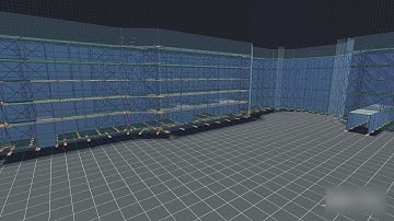 Hinton Scaffold Solution Downtown building extension Protection Hoarding