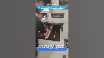 Xy-axis sorting wall - can sort gift cards, express boxes and express bags