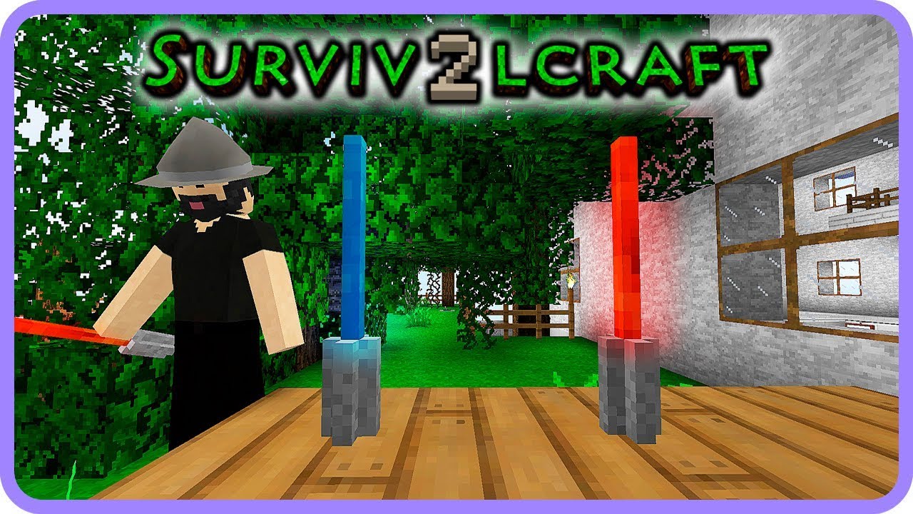 SurvivalCraft 2 - Como fazer um sabre de luz furniture 
