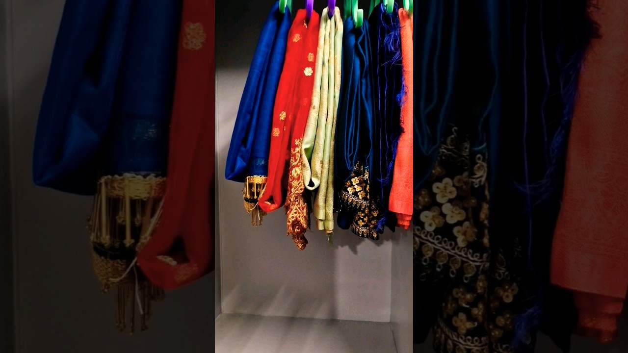 saree organizing satisfying videos 📹 👌 