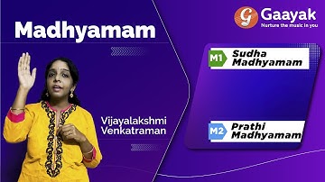 Swarasthanas | Ma Madhyamam | Learn Carnatic Music | Gaayak ft. Vijayalakshmi Venkataraman