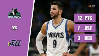 TB - Ricky Rubio - 12 Points, 7 Assists, 3 Rebounds vs Jazz - 2016-17 Regular Season