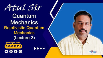 Relativistic Quantum Mechanics Lecture 2