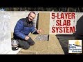 5-Layer Slab System for High Performance Home Build