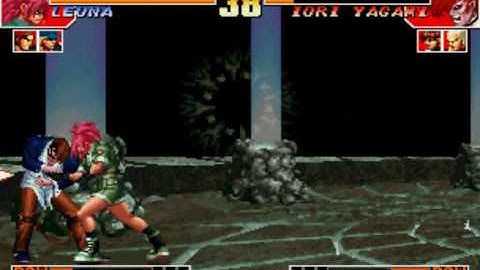 King of Fighters 97 Leona 100% combo