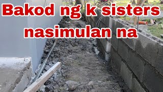 Bakod ng k sisters nasimulan na