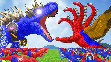 Evolved Godzilla vs battle beast vs minus one vs shimo vs Kong vs shin Godzilla vs skar king in ARBS
