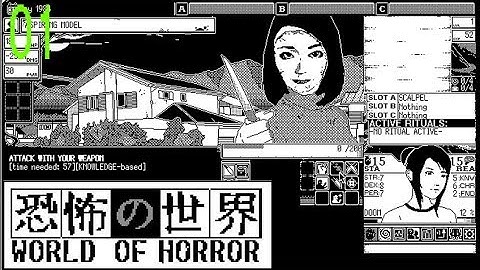 World of Horror # 01 伝染性昏睡症の奇妙な事件 【PC】