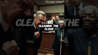 Judge Yells at Black Cleaner in Courtroom, Truth Shocks Everyone Inside