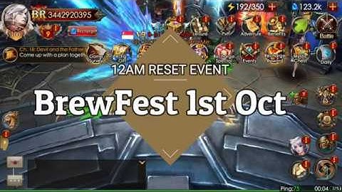 Legacy of Discord - 1st Oct 12am Reset BrewFest