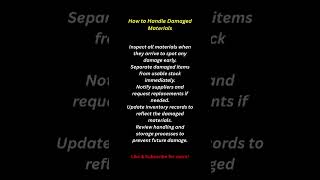 How to Handle Damaged Materials – Inventory Control Best Practices