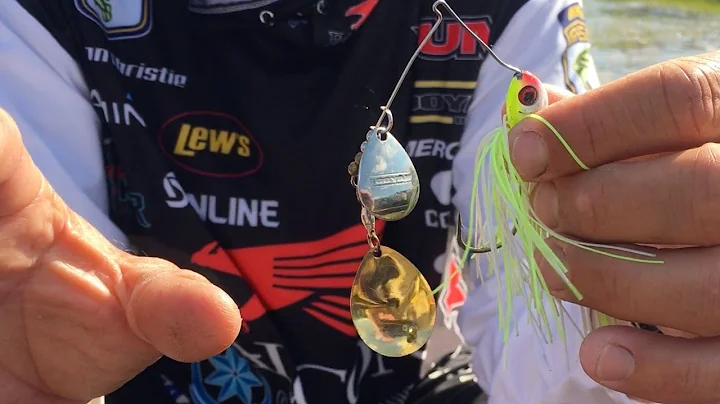 Jason Christie fished a BOOYAH spinnerbait at Tole...
