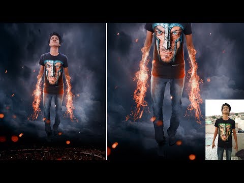 Flying Fire effect | photoshop maniulation tutorial | advance tutorial 