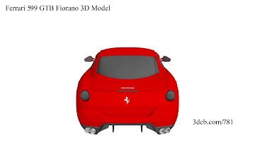 Ferrari 599 GTB Fiorano 3D Model