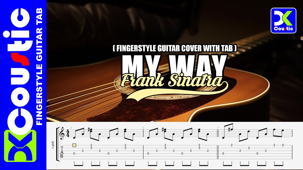 My Way - Frank Sinatra ( Fingerstyle Guitar Cover With TAB ) - YouTube
