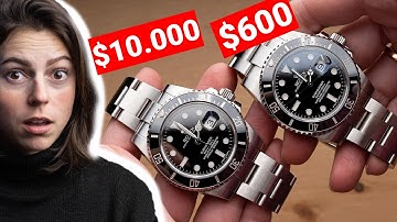 ROLEX REAL vs FAKE: Rolex Submariner vs $600 HIGH END Replica | 116610LN