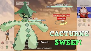 CACTURNE DESTROYS MY OPPONENTS TEAM! (Pokemon Showdown Random Battles)