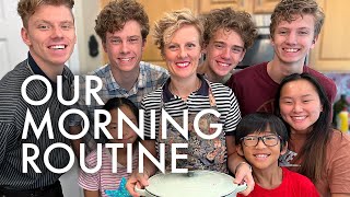 MOM OF 9 MORNING ROUTINE!