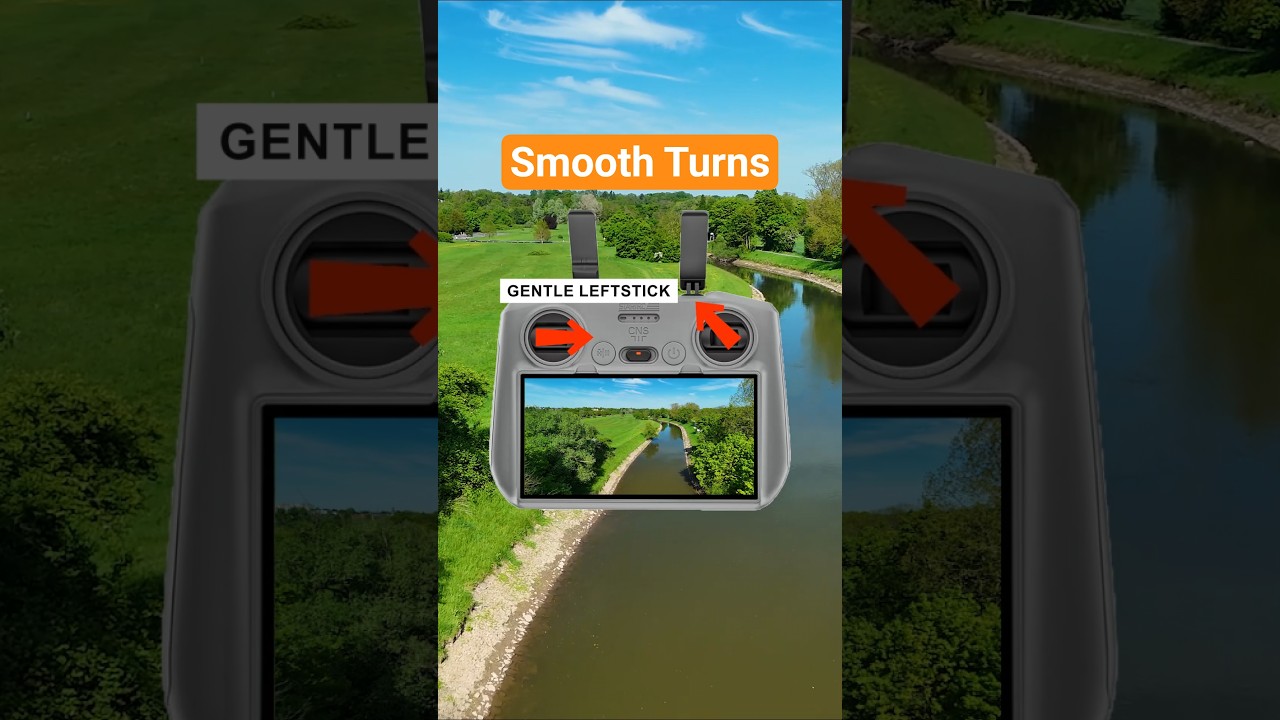 Fly Along a River Like Butter 🌿 | Smooth Turns Tutorial (DJI)