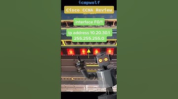 Cisco CCNA: What two commands to address f0/1? - icmpwolf