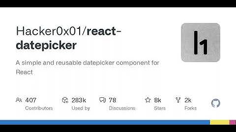 GitHub - Hacker0x01/react-datepicker: A simple and reusable datepicker component for React