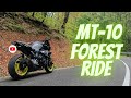 Yamaha mt10  forest ride 4k  raw audio