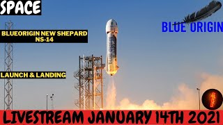 🔴 LIVE | Blue Origin New Shepard NS-14 Launch \& Landing