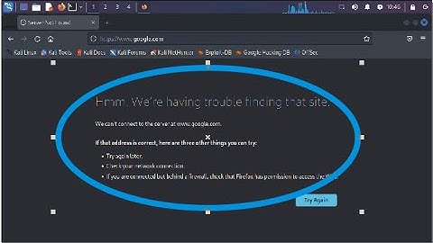 Fix kali Linux internet connection Issue | Firefox Hmm We