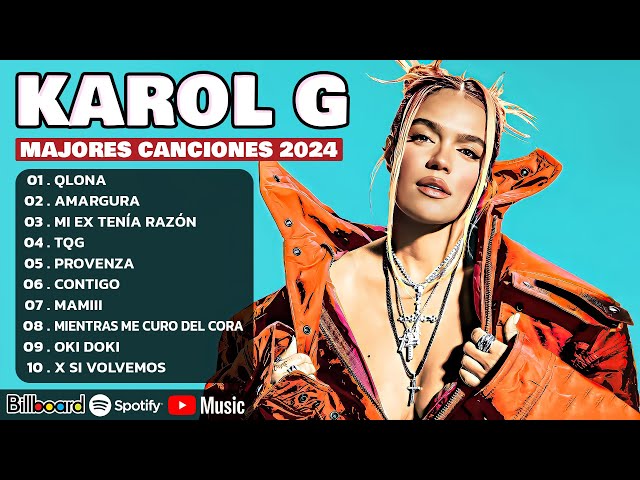 Karol G Mix Éxitos 2024 - Lo Más Popular de Karol G 2024 class=