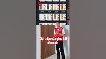 ✅ GIỚI THIỆU MẪU CỬA NHỰA ABS, ĐÂY LÀ CỬA NHỰA GIẢ GỖ CAO CẤP HÀN QUỐC PHÙ HỢP LÀM CỬA NHÀ TẮM