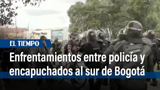 Nuevos enfrentamientos entre policía y encapuchados de la Universidad Distrital | El Tiempo