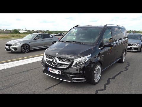 585HP Mercedes VITO V63 AMG 4.0L V8 BiTurbo - Engine SOUNDS, Revs & Drag Racing!