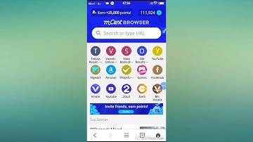 MCent browser fast point earn