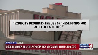 OSDE demands mid-del schools pay back more than $500,000