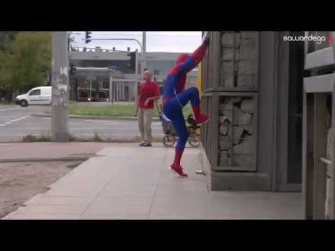 Spider man prank - YouTube