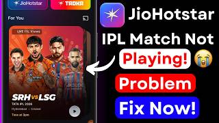 IPL Match Not Playing Fix 🔥 JioHotstar Not Working | Live Streaming Problem Today Solution screenshot 5