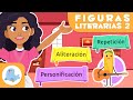 Figuras Literarias: Personificación, Aliteración y Repetición