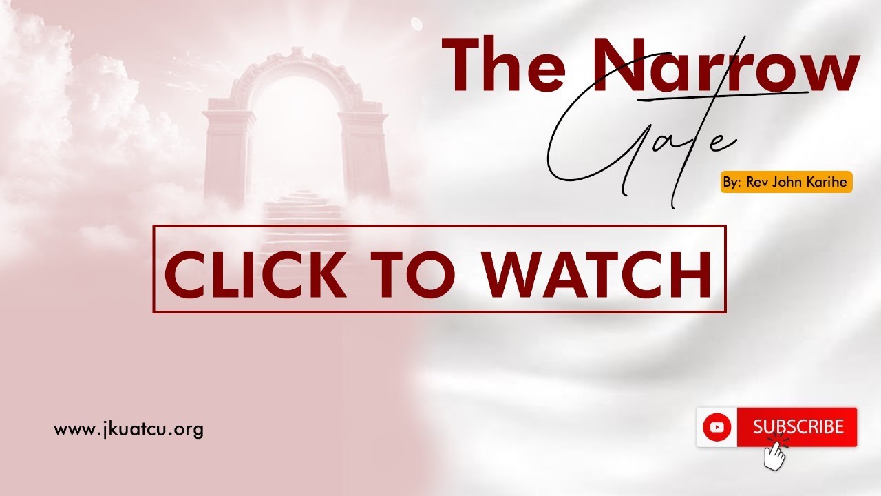 The Narrow gate by Rev Karihe - YouTube