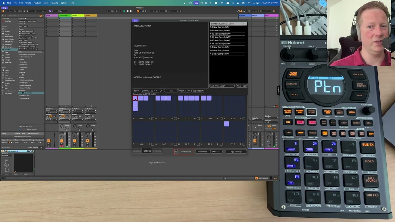 SP404 mk2 - Exporting Through the App to Your DAW - YouTube