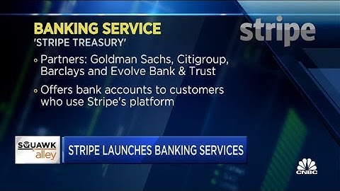 Payments company Stripe launches banking service