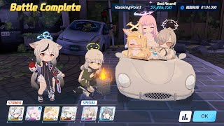 【ブルアカ】大決戦 ヒエロニムス 市街地 Insane 弾力装甲 1凸 ハレセイア固有1以下 27,805,120