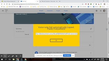 Using Talk and Comment to provide Voice Feedback in Google Classroom and Google Docs.