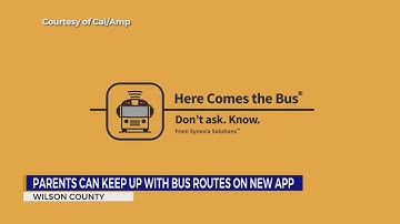 New app would allow parents to keep up with school bus routes