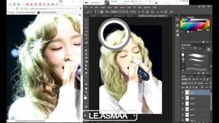 SpeedPainting SNSD's TaeYeon screenshot 5