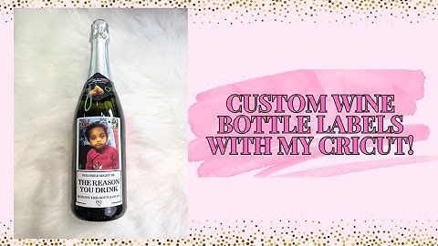 Create Stunning Custom Wine Bottle Labels using Cricut Design Space in Minutes! Beginner Friendly!